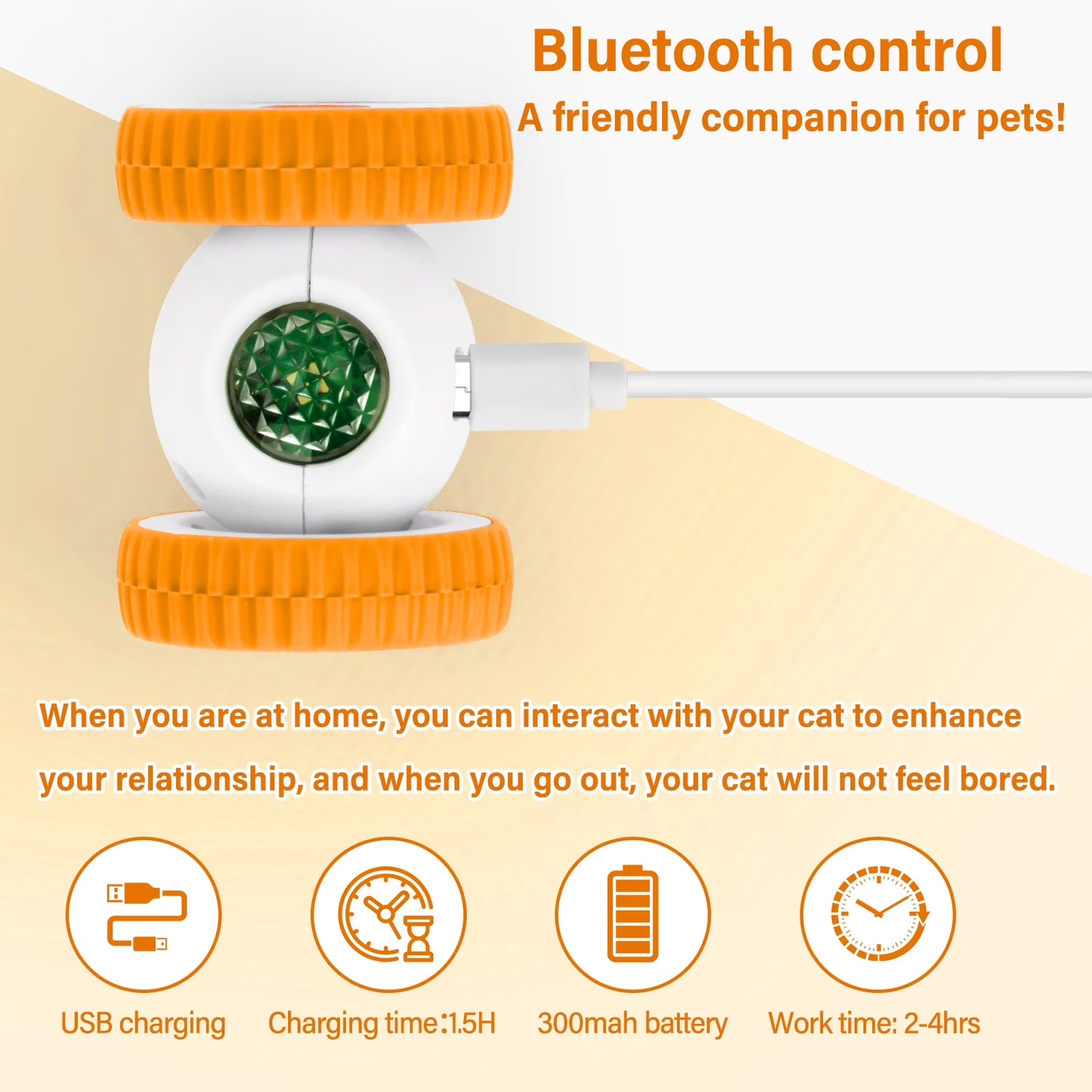 Remote Control Cat Toy Hunting Electronic Cat Toy Smart Moving Home Alone Cat Toys