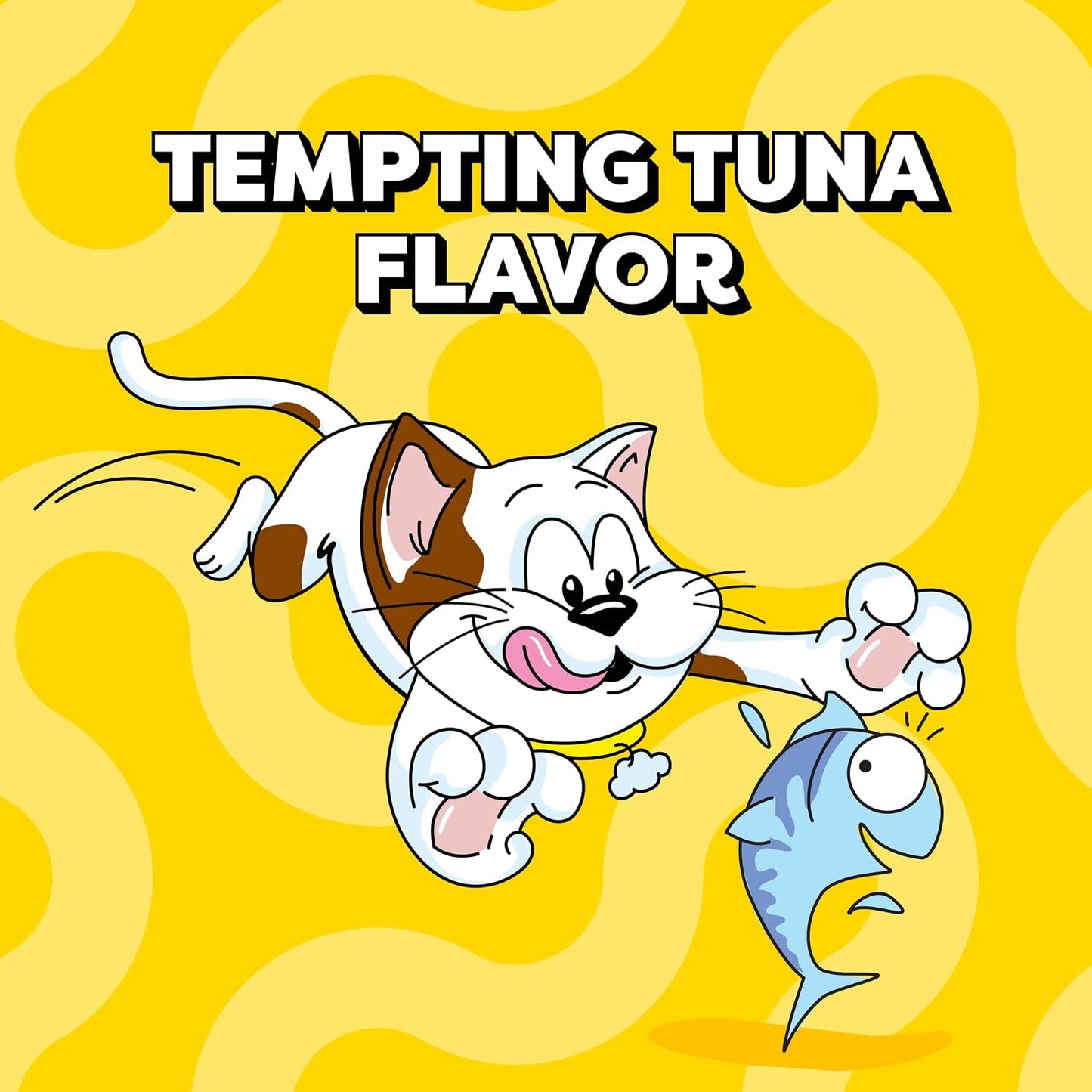 Jumbo Stuff Crunchy & Soft Cat Treats, Tuna, 5.3 Oz, 10 Pack | Crunchy Outside, Soft Inside, under 2 Calories per Treat, Resealable Stay-Fresh Tub, 100% Complete & Balanced