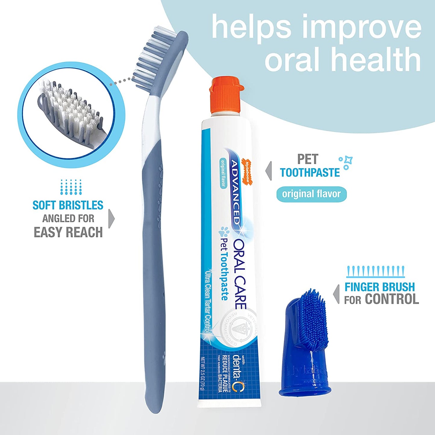 Advanced Oral Care Dog Dental Kit Original Flavor 2.5 Oz.