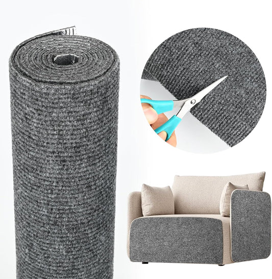 Cat Scratching Mat 78.7"X15.8" Self-Adhesive Cat Furniture Protector, Climbing Cat Scratch Pad for Cat Tree, Sofa, Wall, and Furniture DIY Protection (Dark Gray)