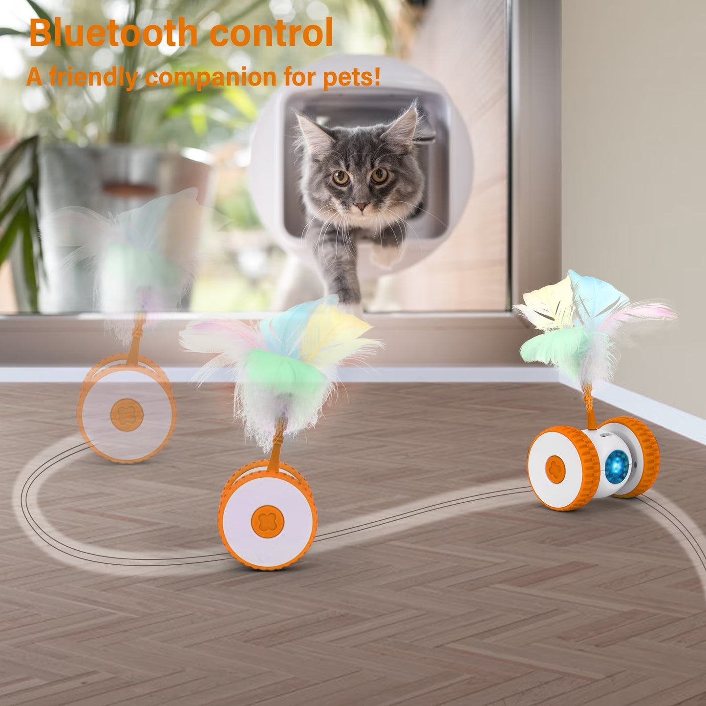 Remote Control Cat Toy Hunting Electronic Cat Toy Smart Moving Home Alone Cat Toys