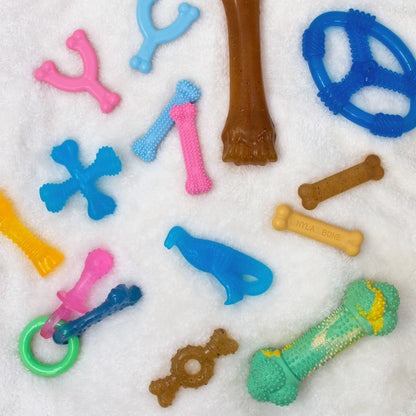 Puppy Chew Freezer Bone Dog Chew Toy Lamb & Apple Small (1 Count)