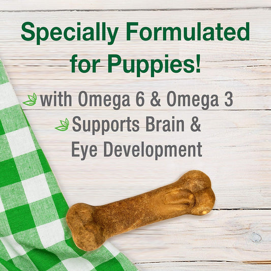 Healthy Edibles Puppy Dog Treats, Lamb & Apple Flavor, 8 Count | Natural Puppy Treats, USA Made, Highly Digestible, Vet Recommended, Long Lasting, Small Dog Treats for Puppies up to 15 Lbs