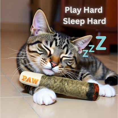 Cat Doobie Catnip Cat Toy - Crinkle Kitten Kicker with Extra Strong Catnip - Funny Interactive Cat Toy Indoor Cat Gifts