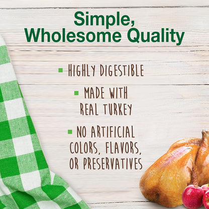 Healthy Edibles Dog Treats, Turkey & Apple Flavor, 12 Count | X-Small, Made with Real Turkey, Usa-Made Natural Dog Chews, Highly Digestible, Long Lasting Chews for Small Dogs up to 15 Lbs