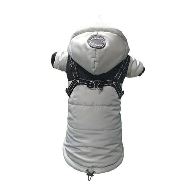 Chamarra Impermeable con Capucha para Perros – Abrigo Cálido de Invierno