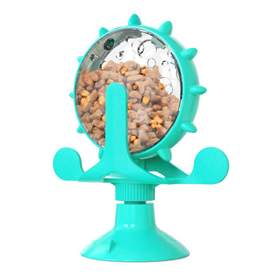 Juguete Interactivo Dispensador de Comida y Gatos | Rueda Giratoria 360°