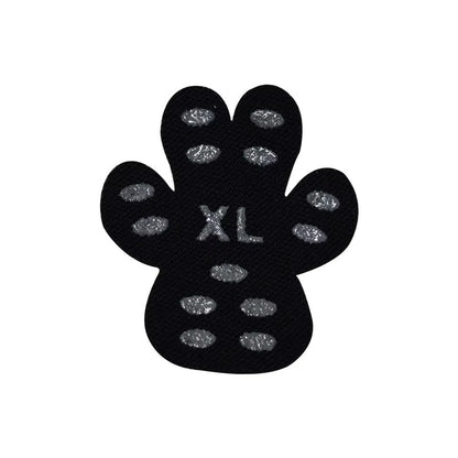 Black Paw Protectors for Dogs Anti-Slip Dog Paw Sticker Disposable Self Adhesive Resistant Dog Shoes Booties Socks Replacement