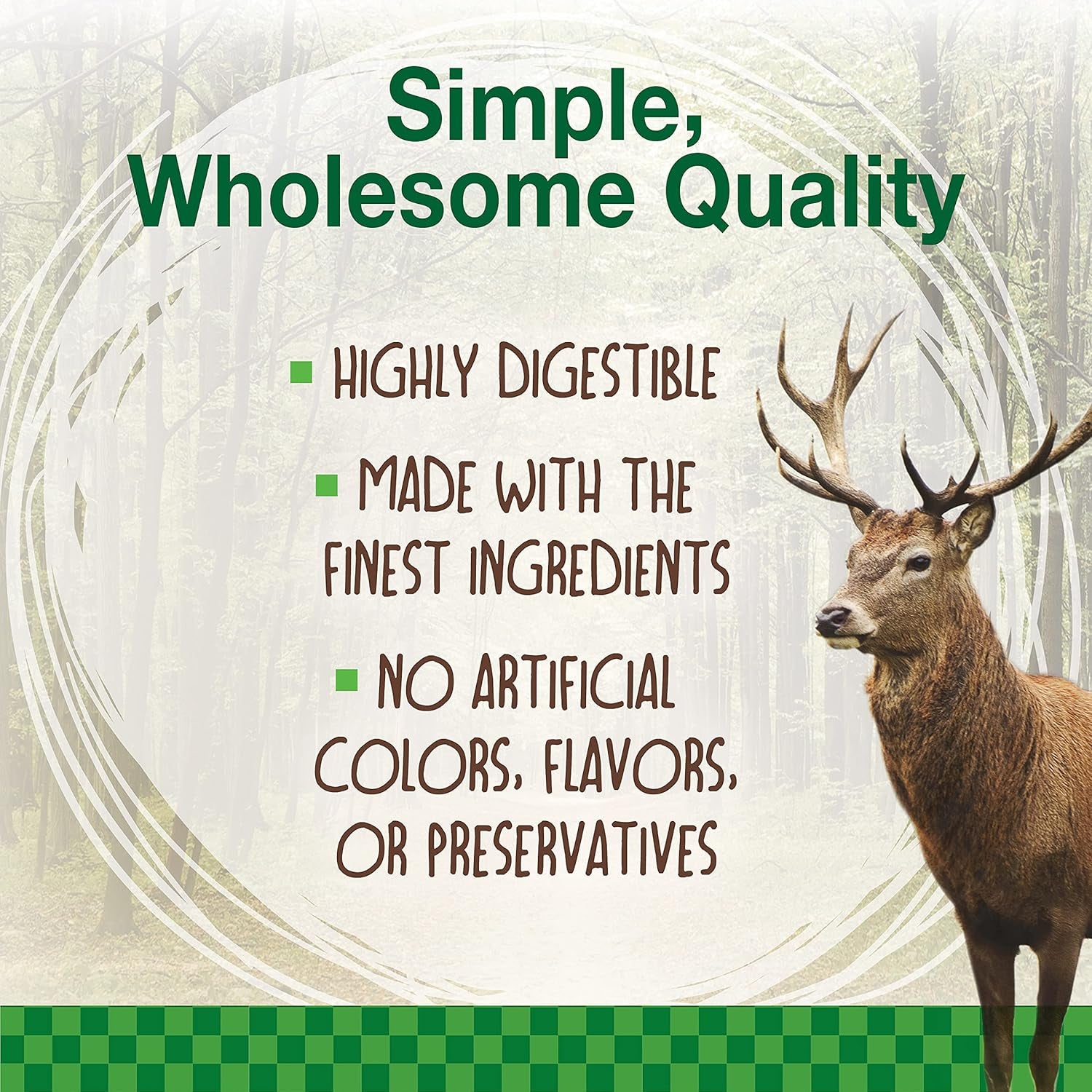 Healthy Edibles Wild Dog Treats, Venison Flavor, Large | Natural Dog Chew Bones, Made in USA, Highly Digestible Dog Chews, Long Lasting Chews for Large Dogs up to 50 Lbs