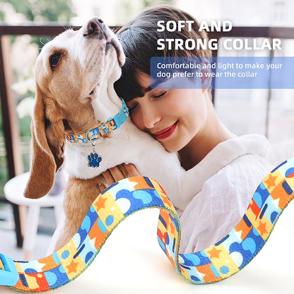 Dog Collar for Large Dogs, Durable Comfortable Nylon Dog Collars, Adjustable Dog Collars with Buckle