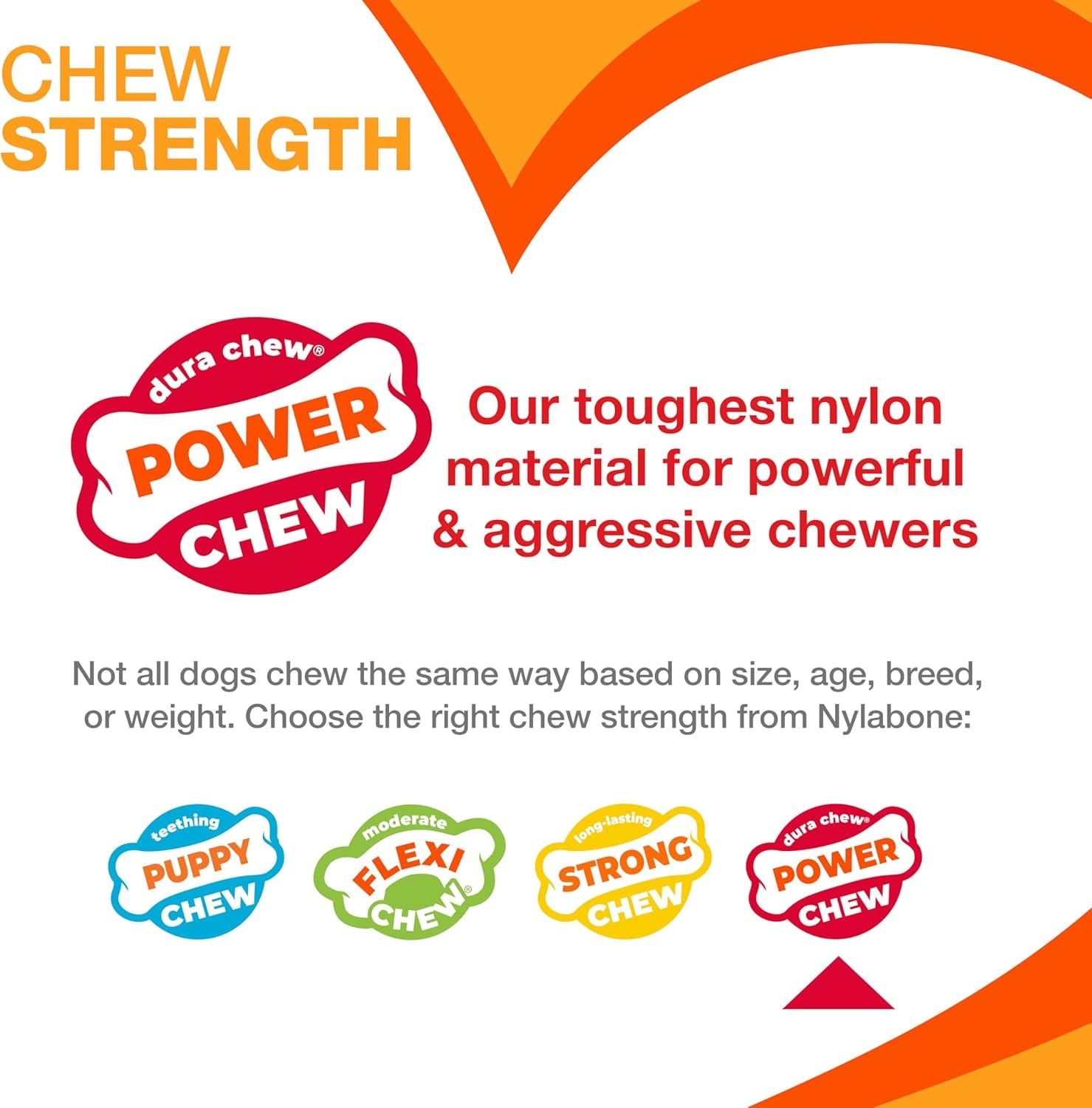 Power Chew Easy Hold Bone Dog Chew Toy, Bacon Flavor, Large | Teeth-Cleaning Textures, Easy to Hold, Durable Dog Toy for Aggressive Chewers up to 50 Lbs, Discourages Destructive Chewing
