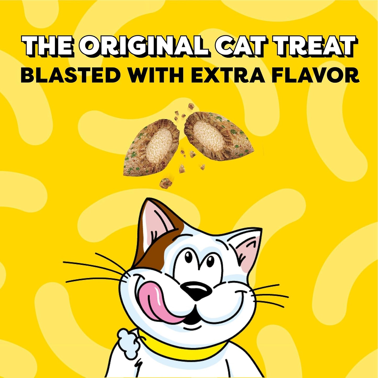Wacky Blasts Cat Treats, Nautical 'Nip Flavor, 6.3 Oz, 10 Pack | Salmon, Shrimp & Catnip Flavor Bits, Crunchy Outside/Soft Inside, under 2 Cal per Treat, 100% Complete Nutrition, Resealable