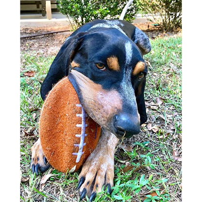 Power Play Dog Football Gripz, Dog Play Toy, Medium