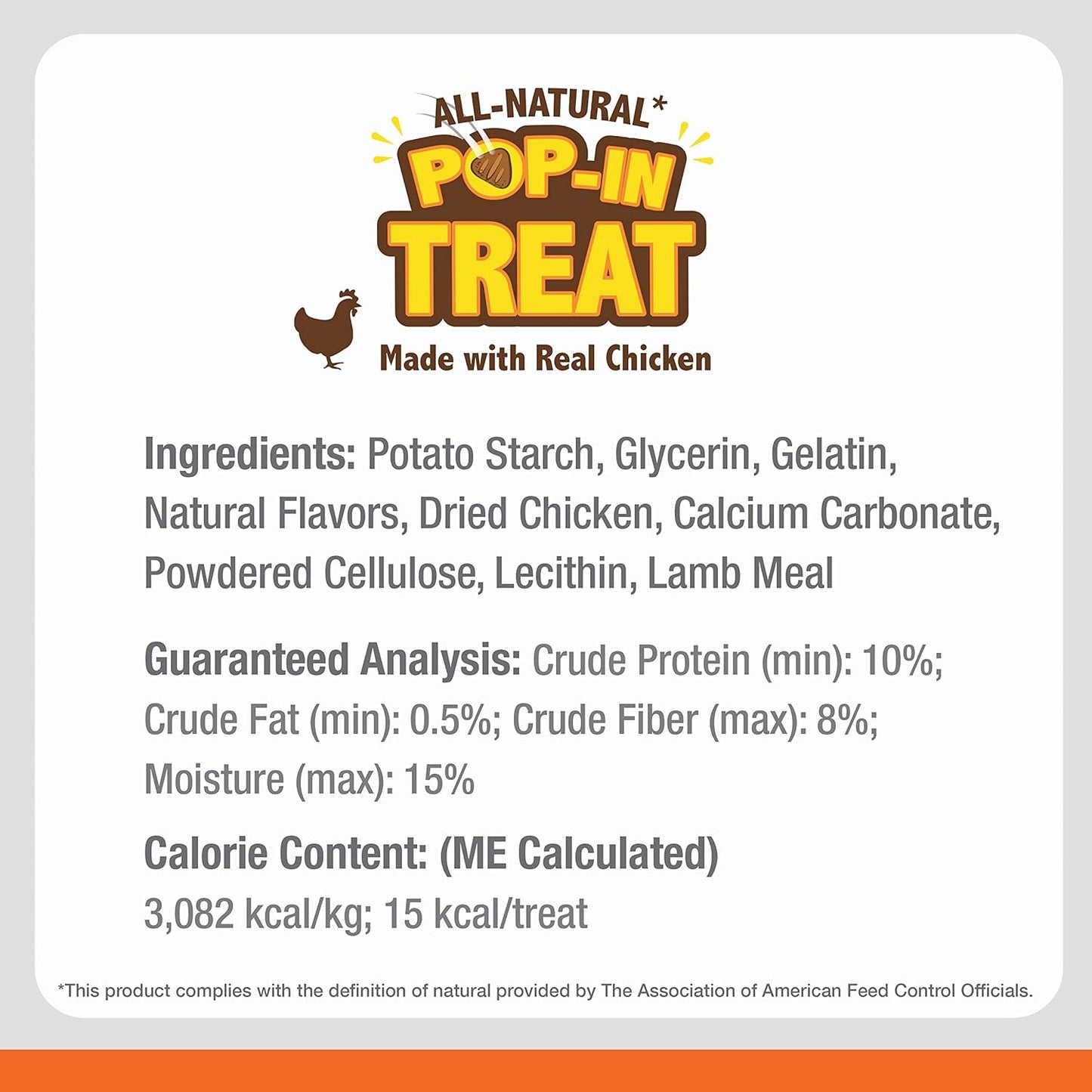 Pop-In Treat Toy Chicken Dog Treat Refills, 30 Count | Made with Real Chicken, Fits Any  Pop-In Treat Toy, All-Natural Dog Treats, Highly Digestible, Limited Ingredients