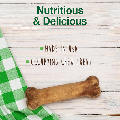 Healthy Edibles Natural Dog Chews Long Lasting Chicken Flavor Treats for Dogs, Medium/Wolf (2 Count)
