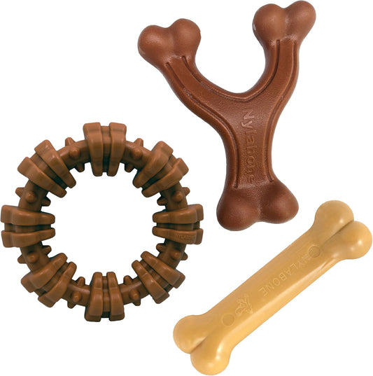 Power Chew Customer Favorites Dog Chew Toys, 3 Count, Small | Flavor Medley, Peanut Butter, and Beef Flavor, Durable Dog Toys for Aggressive Chewers, for Large Breeds up to 25 Lbs