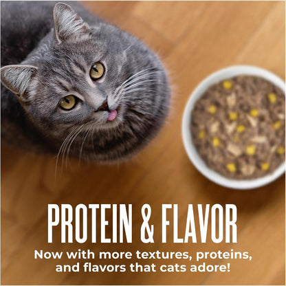 Tiki Cat Seafood Selects Variety Pack, High Protein with Real Flaked Fish, Wet Cat Food Mega Pack for Adult Cats, 2.8Oz. Can (24 Count)