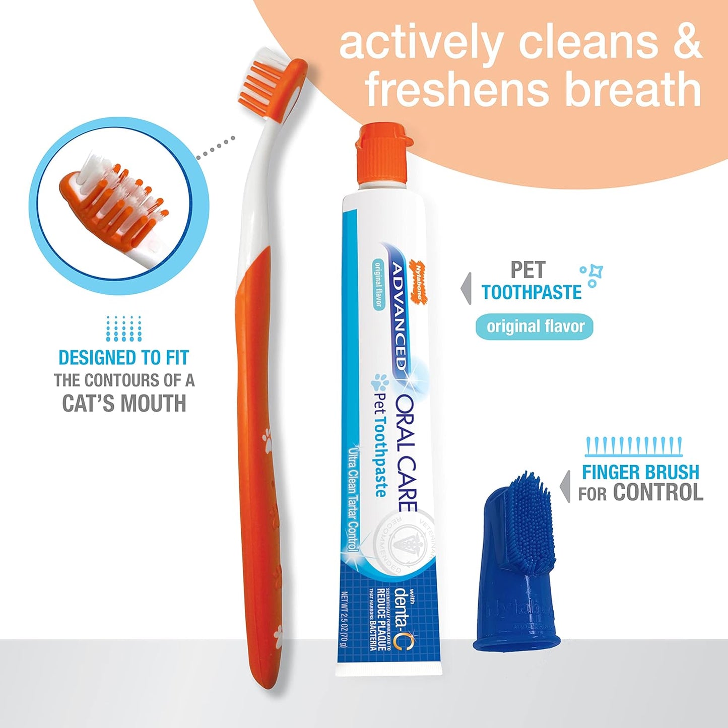 Advanced Oral Care Cat Dental Kit Original (3 Count)