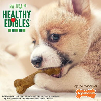 Healthy Edibles Puppy Dog Treats, Lamb & Apple Flavor, 8 Count | Natural Puppy Treats, USA Made, Highly Digestible, Vet Recommended, Long Lasting, Small Dog Treats for Puppies up to 15 Lbs