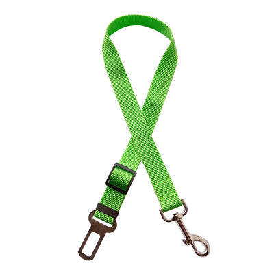 Cinturón de Seguridad Ajustable para Perros y Gatos en el Auto