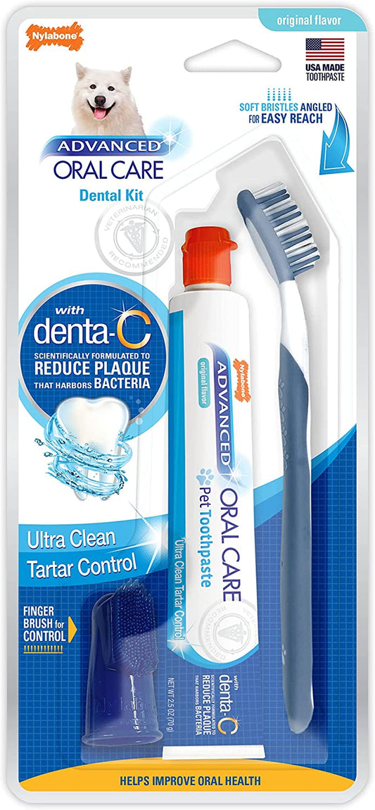 Advanced Oral Care Dog Dental Kit Original Flavor 2.5 Oz.