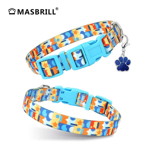 Dog Collar for Large Dogs, Durable Comfortable Nylon Dog Collars, Adjustable Dog Collars with Buckle