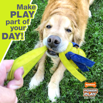 Power Play Dog Football Gripz, Dog Play Toy, Medium