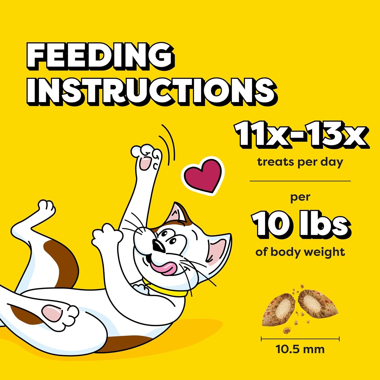 Wacky Blasts Cat Treats, Cluckin' Bacon Flavor, 3 Oz, 12 Pack | Chicken, Bacon & Catnip Flavor Bits, Crunchy Outside, Soft Inside, under 2 Cal, 100% Complete & Balanced, Resealable Pouch