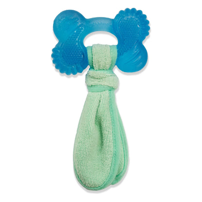 Puppy Chew Freezer Bone Cloth Puppy Toy, Rubber Teething Chew Toy, Peanut Butter Flavor, Small, 1 Count