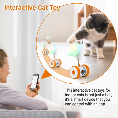 Remote Control Cat Toy Hunting Electronic Cat Toy Smart Moving Home Alone Cat Toys