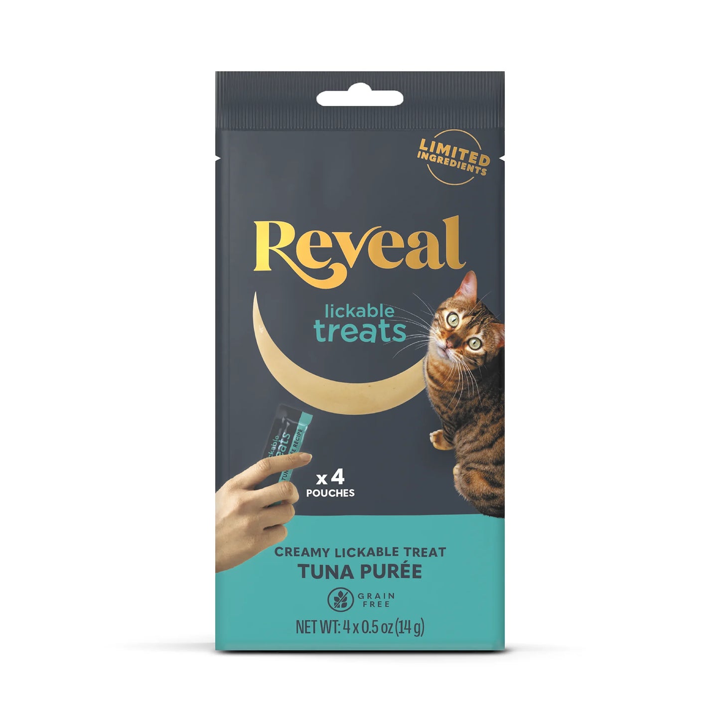 (3 Pack)  Pet Food Natural Cat Treats Tuna Lickable Puree 4 X 0.5Oz