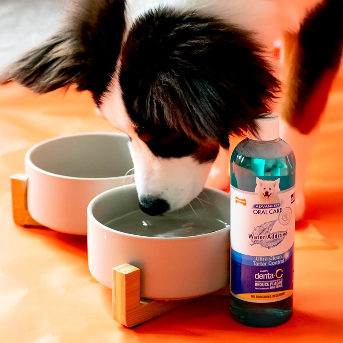 Advanced Oral Care Pet Dental Water Additive, Liquid Tartar Remover & Breath Freshener for Dogs, Dog Teeth-Cleaning, Original Flavor, 16 Oz.